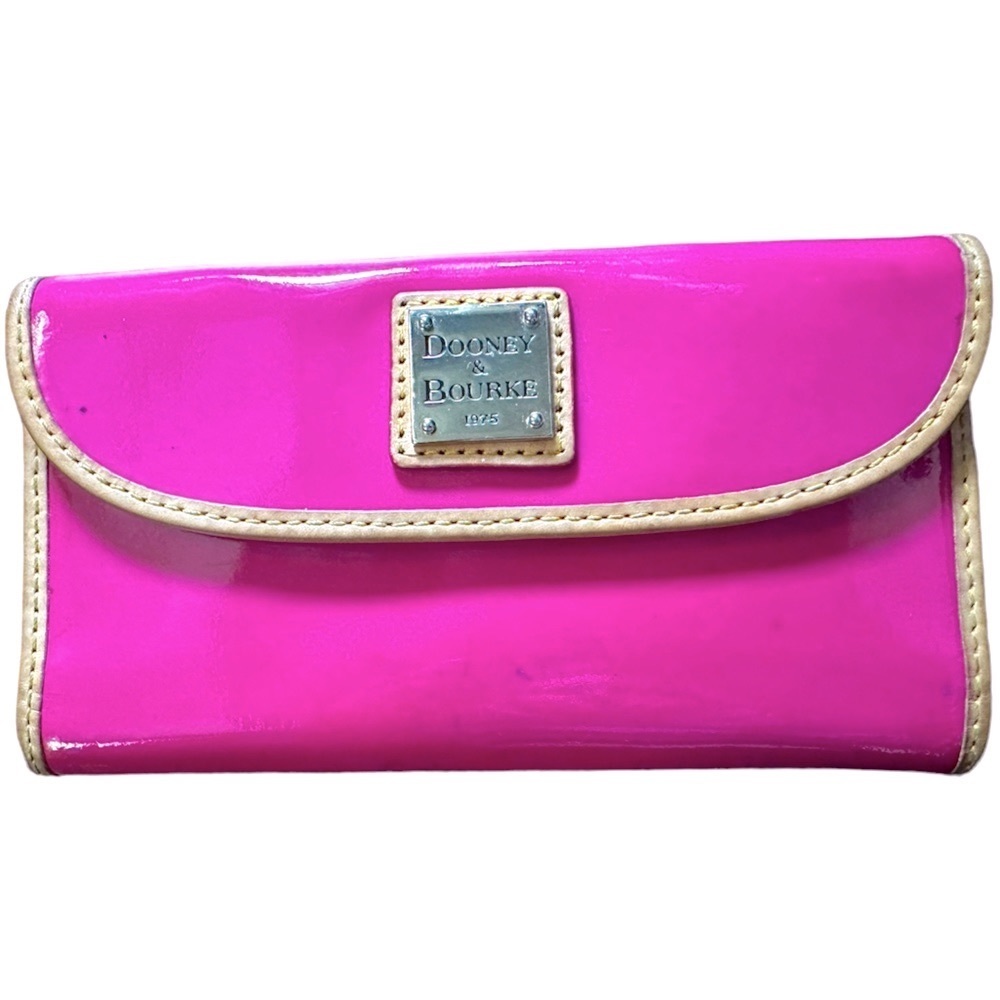 Dooney & Bourke Hot Pink Trifold Wallet